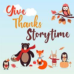 Cute cartoon forest animals wearing hats and scarves for cold weather.