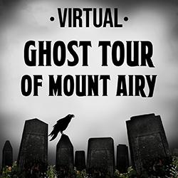 spooky graveyard and crow