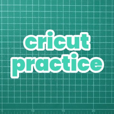 Cricut Practice: Custom Labeled Reusable Bottle