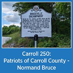 Bruceville Encampment Highway Marker