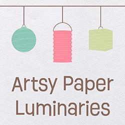 an illustration of paper luminary lanterns