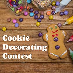a gingerbread cookie and decorating supplies