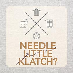 Icons representing sewing, crochet, knitting, and embroidery arranged in a diamond.