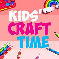 An arrangement of colorful pencils, paints, and a clay rainbow over paper in shades of pink.