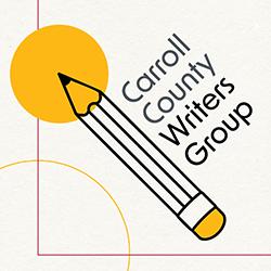 A stylized pencil pointing to the upper left with the tip in a yellow circle.