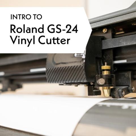 Intro to Roland GS-24 Vinyl Cutter