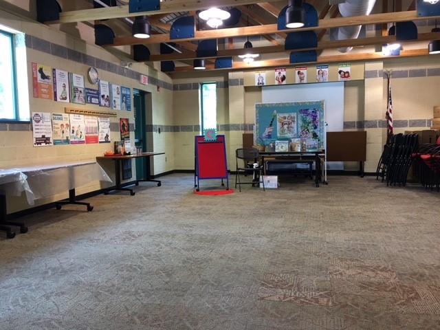 Mount Airy large meeting room showing an open room setup 