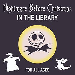 Nightmare Before Christmas in the Library