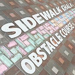 Sidewalk Chalk Obstacle Course