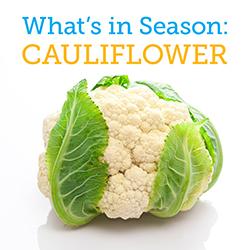 A head of cauliflower