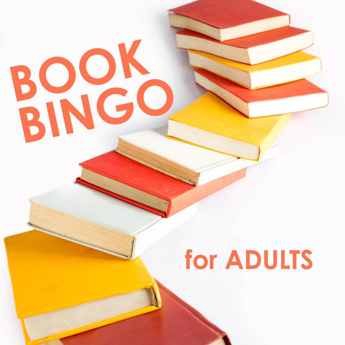 A curvy line of orange and yellow books on a white background