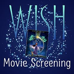 DVD cover of the movie Wish with a blue starry background