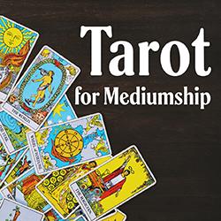 tarot cards on a dark wooden background