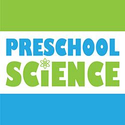 Preschool Science in blue and green