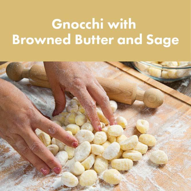 Gnocchi with Browned Butter and Sage
