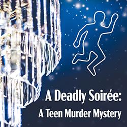 chandelier on blue background