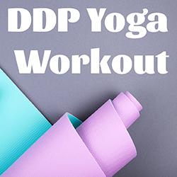 partially rolled yoga mat