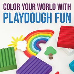 playdough sun and rainbow