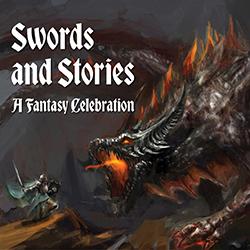 a knight fighting a dragon