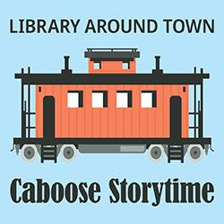 an illustration of a red train caboose