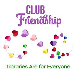 A double-curled line of paper hearts in various colors.