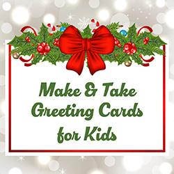 holiday card with holly and bow