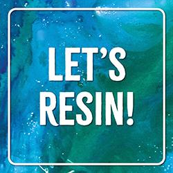 blue and green resin