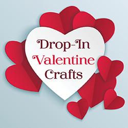 an illustration of red paper hearts